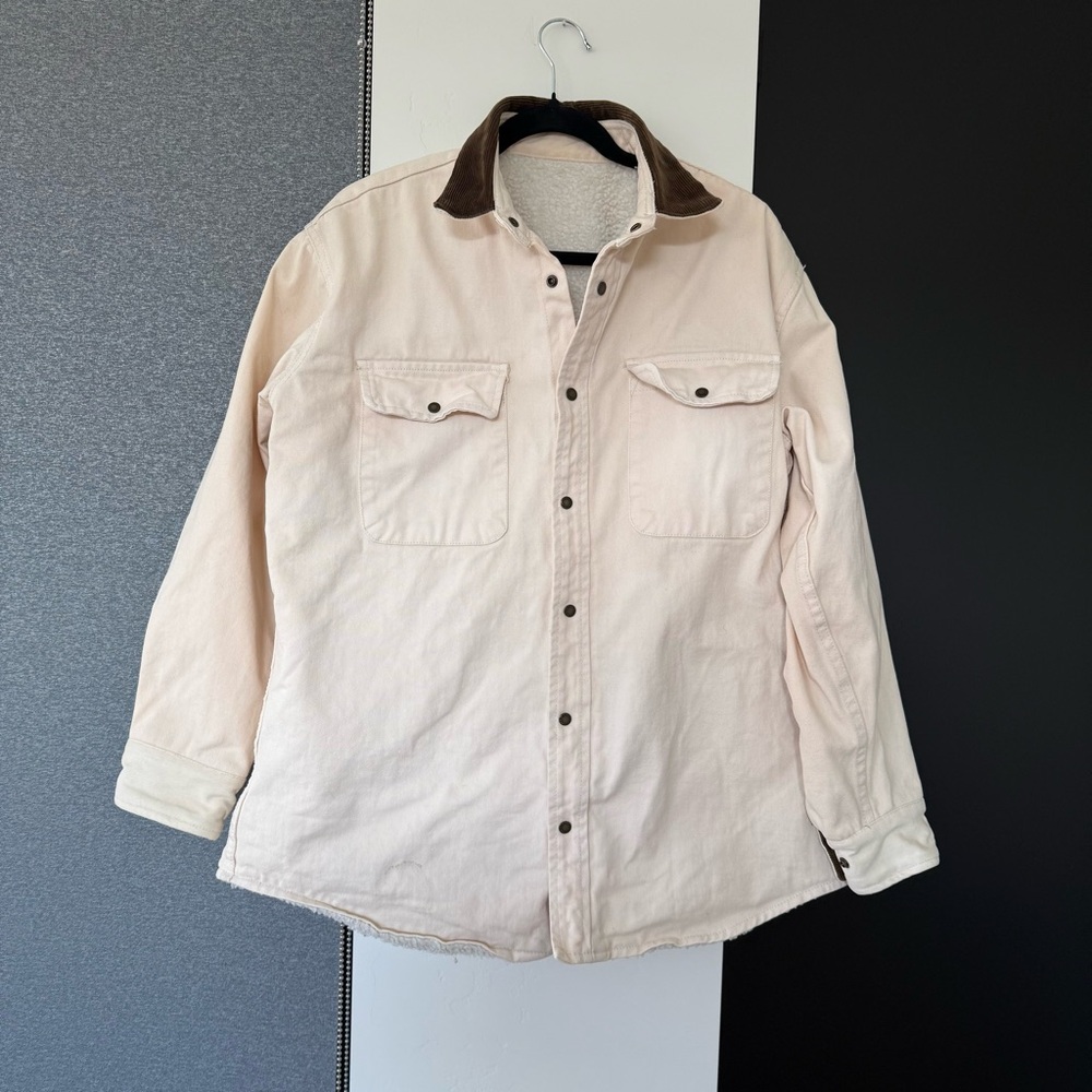 Brandy Melville workwear Sherpa oversized jacket